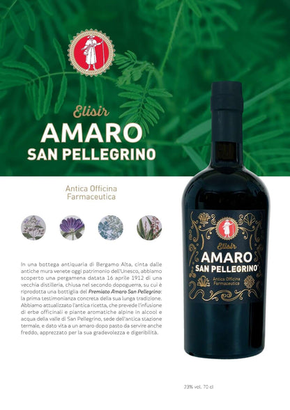 Scheda Amaro San Pellegrino - Le Distillerie di Sarnico 1886