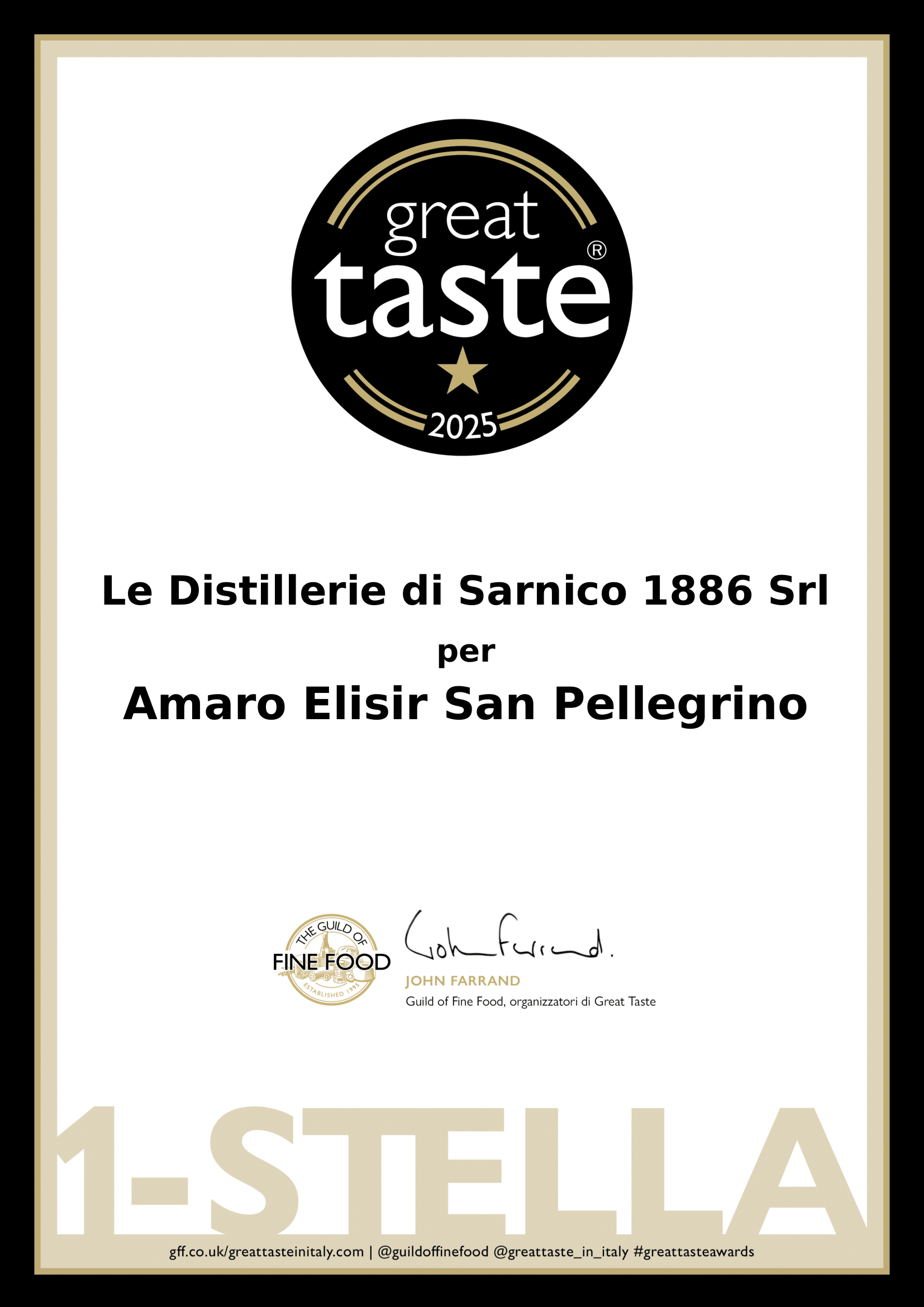 Amaro Elisir San Pellegrino