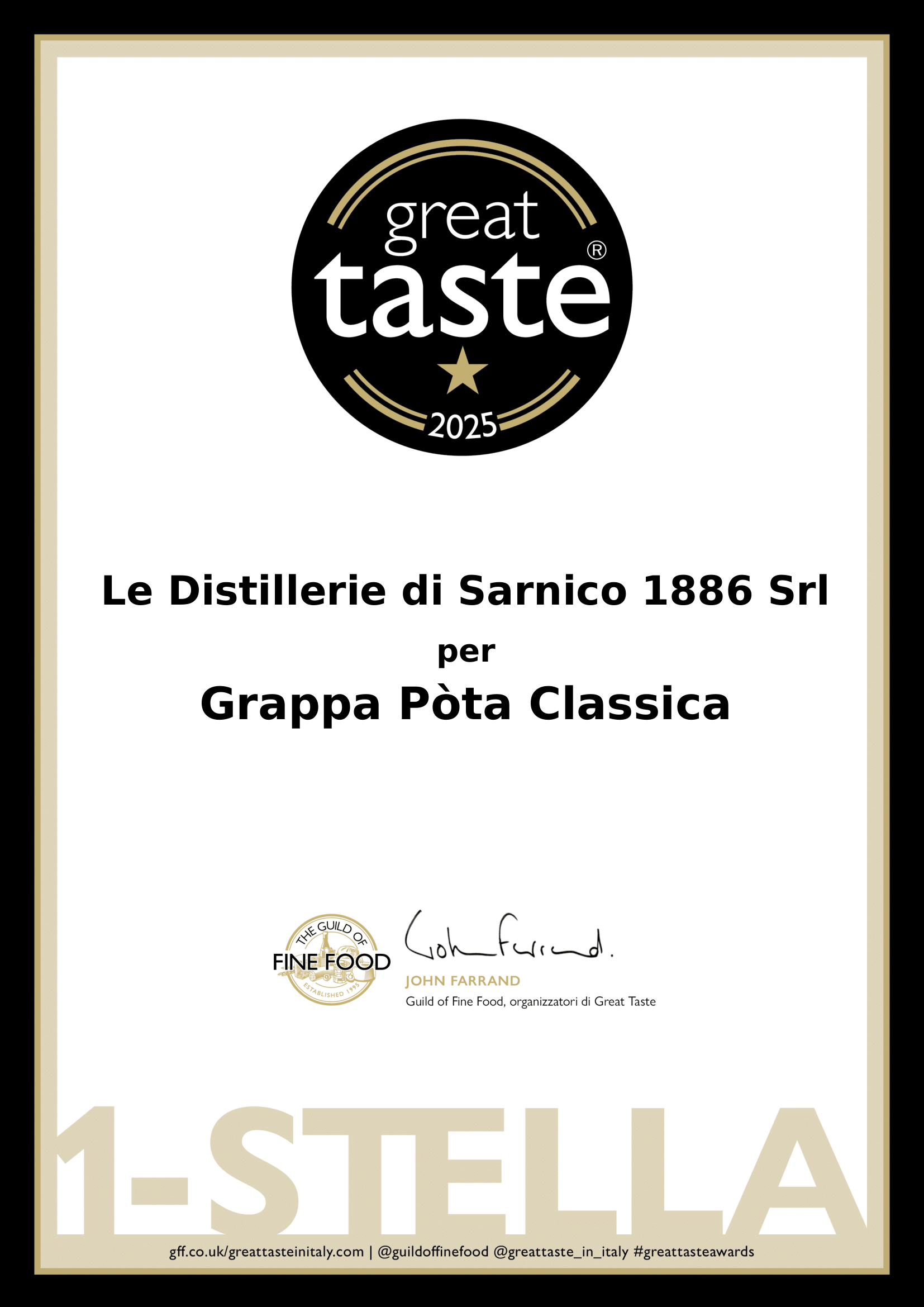 Grappa Pòta Classica