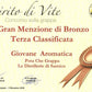 Spirito di Vite Menzione Bronzo - Le Distillerie di Sarnico 1886